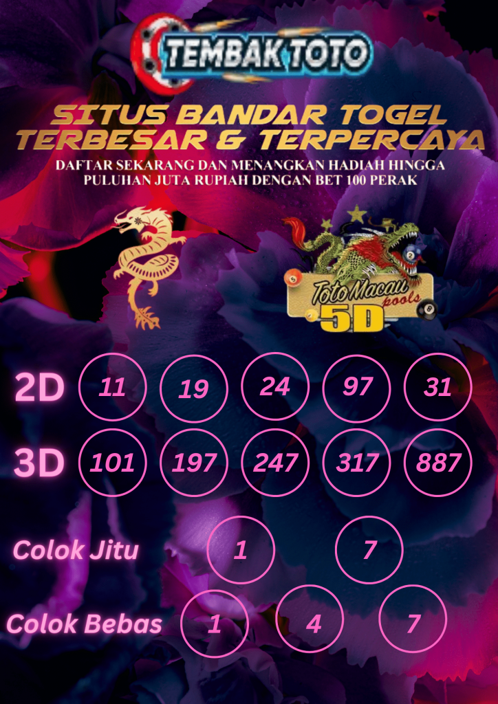 PREDIKSI TOGEL 5D TOTO MACAU POOLS 8 APRIL 2024 JAM 9 MALAM