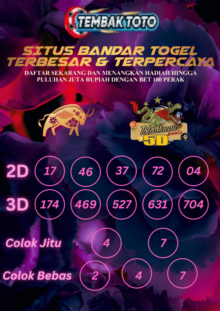 PREDIKSI TOGEL 5D TOTO MACAU POOLS 8 MEI 2024 JAM 3 SORE