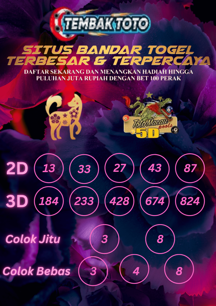 PREDIKSI TOGEL 5D TOTO MACAU POOLS 10 MEI 2024 JAM 3 SORE