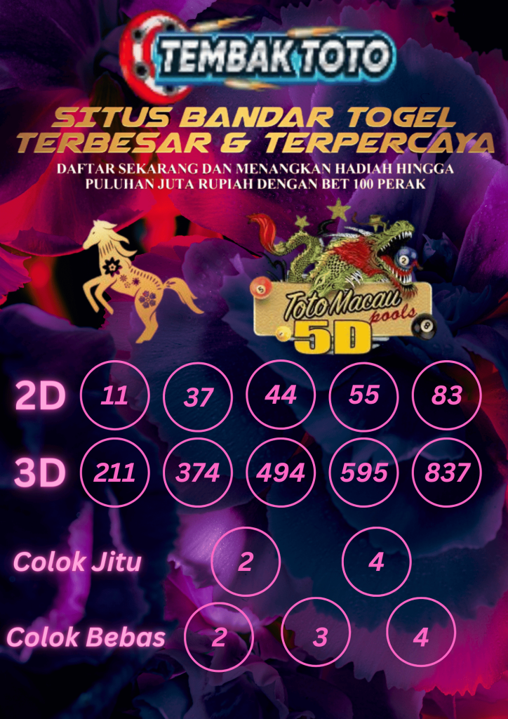 PREDIKSI TOGEL 5D TOTO MACAU POOLS 3 MEI 2024 JAM 9 MALAM