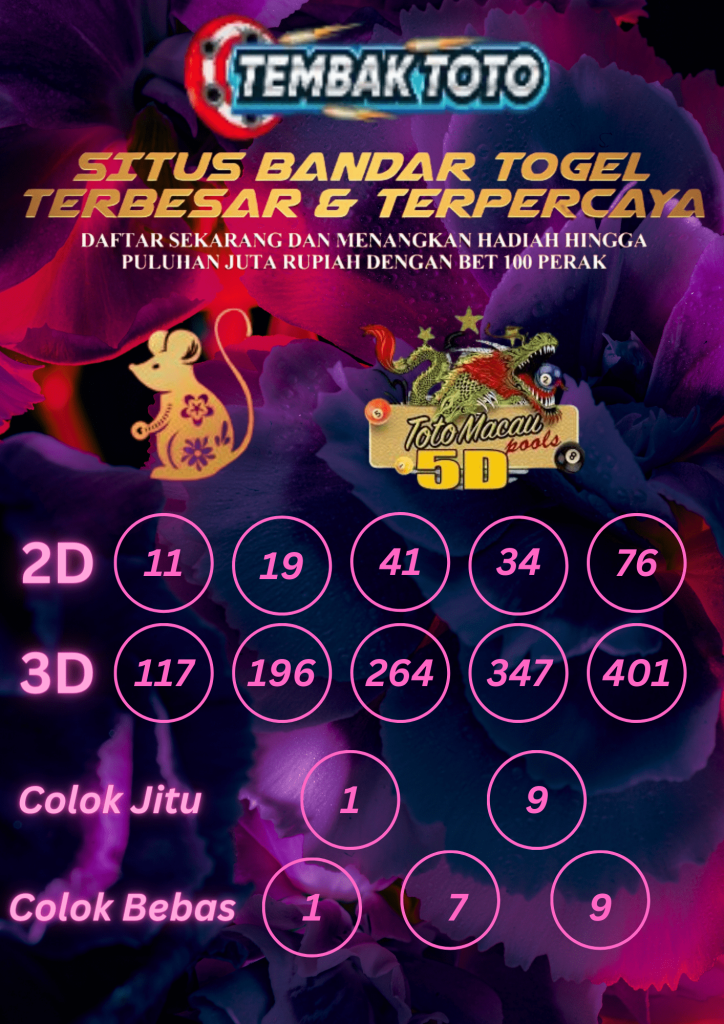 PREDIKSI TOGEL 5D TOTO MACAU POOLS 7 MEI 2024 JAM 3 SORE