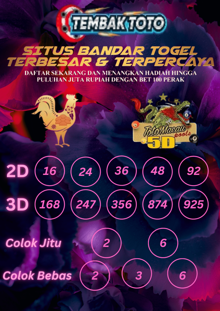 PREDIKSI TOGEL 5D TOTO MACAU POOLS 7 MEI 2024 JAM 9 MALAM